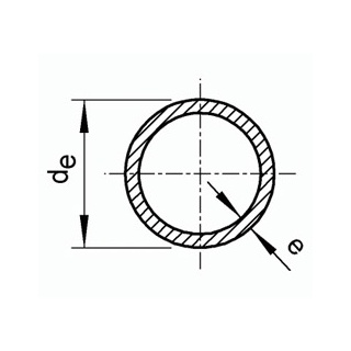 Труба э/с 323.9х3, матовая